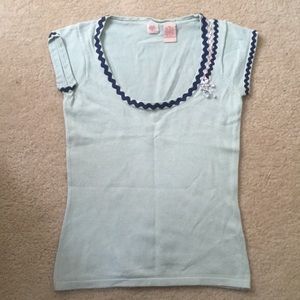 Anthropologie short sleeve sweater like new